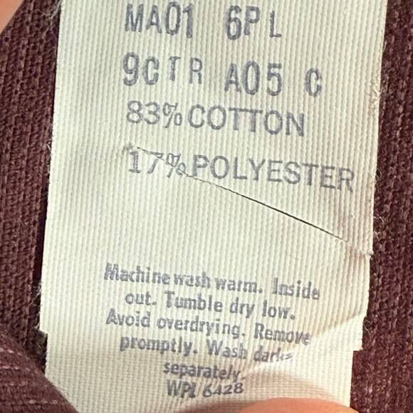 Vintage 80s Wrangler Burgundy Corduroy A-Line Skirt Women’s 11 Western 26” Waist - Picture 6 of 10